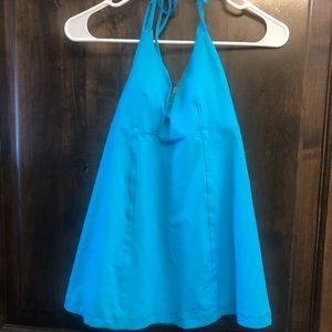 Lululemon Blue halter tank. Size 8.